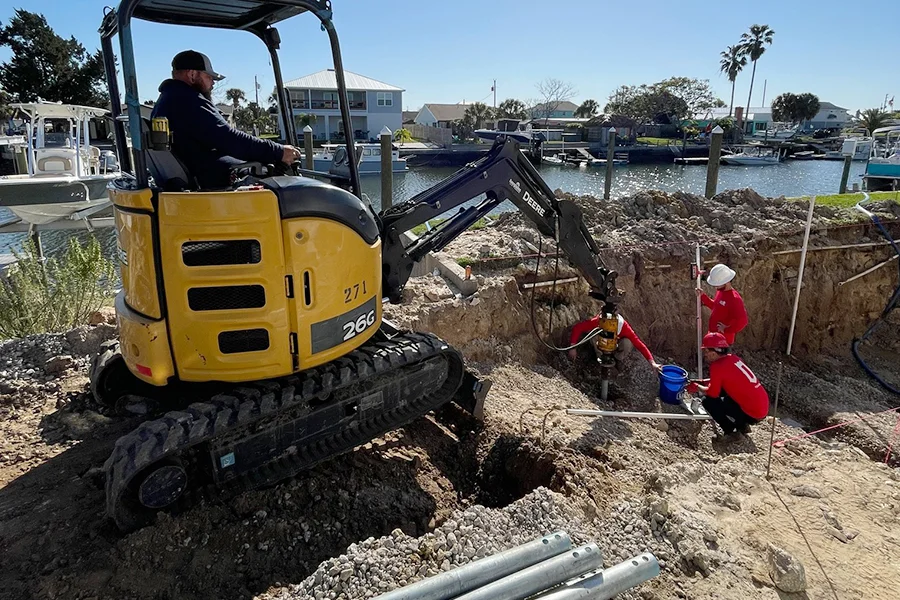 Pre-Construction Pier Installation Duned, FL